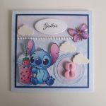 Kartka urodzinowa urodziny Stich personalizowana - Kartka urodzinowa urodziny Stich
