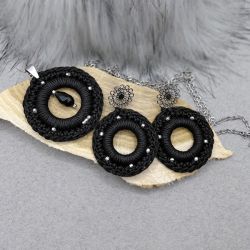 „LINDA” szydełkowy komplet