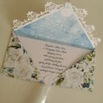 Kartka ślubna kopertowa kopertówka floral VIII love - życzenia