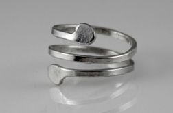 .Zawijas III - srebrny pierścionek