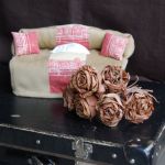 Chustecznik - kanapa (wersja welurowa) - 