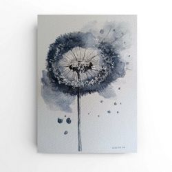 Dmuchawiec-akwarela formatu 18/12,5 cm 