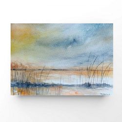 Pejzaż 76-akwarela A5