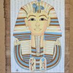 Papirus, Faraon Tutanchamon, 30x40cm, Oryginalny 100%, Starożytny Egipt, Obraz, 09 - 