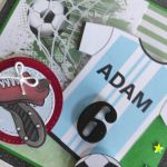 Personalizowana kartka piłkarska na urodziny piłka nożna  - Kartka urodzinowa piłkarska