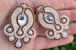 Złoto-beżowe pawie