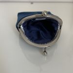 Portmonetka welurowa damska Chaber haftowana ręcznie, aksesorium designerskie  - 