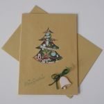 Kartka Boże Narodzenie Zielona Choinka - 