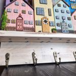 Wieszak - drewniane domki - na klucze i inne drobiazgi 7.0 - 