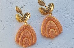 "Selene" - kolczyki z gliny polimerowej.