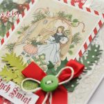 Święta vintage - rodzina - Vintage, retro grafika na Boże Narodzenie