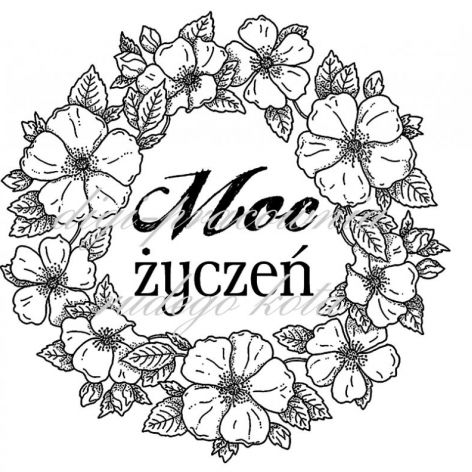 Digi-stempel "Moc życzeń" #1