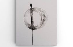 Postać-akwarela formatu 32/24 cm