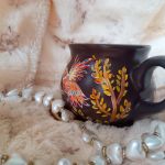 Ręcznie malowany koliber kubek baryłka 300 ml. - Ręcznie malowane