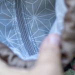 Beżowa listonoszka z kominem w ważki - 