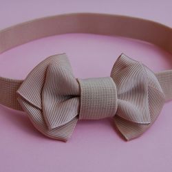 Opaska niemowlęca "Na beżowo"