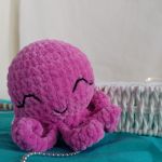 Ośmiornica pluszowa, Maskotka ośmiorniczka, Prezent dla dziecka - Oczy są haftowane ręcznie.