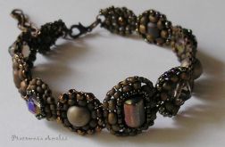 antyczna Circular Brick Stitch hematyt