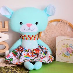 Duży miś - panna Eliza - 46 cm