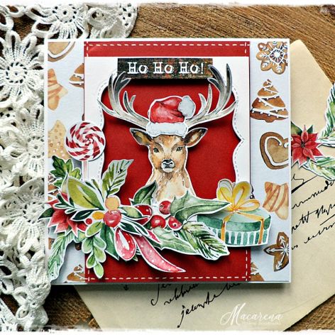 Ho Ho Ho - kartka bożonarodzeniowa