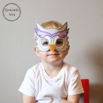 Maska dla dzieci i dorosłych - SOWA - Maska sowa 4