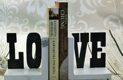 Podpórki do książek - LOVE