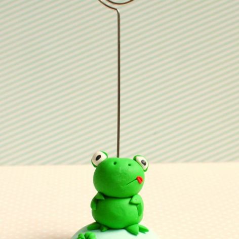 Żabka 3D - stojaczek na zdjęcie