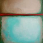 Abstrakcja-obraz akrylowy formatu 60x50 cm  - 