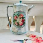 Stolik prowansalski, shabby chic, koliber  - 