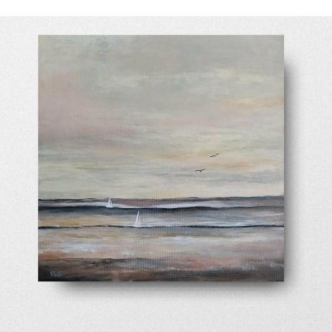 Morze-obraz akrylowy 40/40 cm .