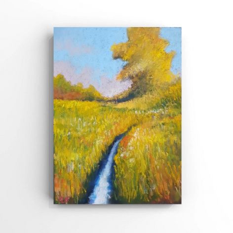 Pejzaż 57-praca formatu 24/18 cm 