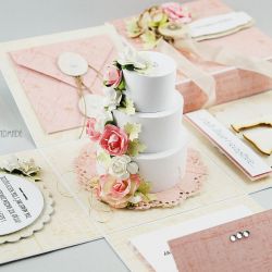 Box ślubny  z tortem #8