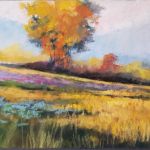 Pejzaż 8-praca formatu 18x24 cm.  - 