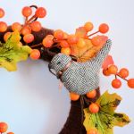 Wianek jesienny z ptaszkami - To wersja idealna na jesień.