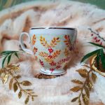 Ręcznie malowana filiżanka z sikorką dobrych wiadomości 220 ml - Filiżanka malowana dookoła
