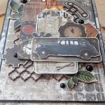 Kartka męska do pudełka - Centralnie