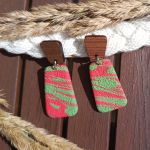 "Lexi II" - kolczyki z gliny polimerowej. - lekkie i wygodne