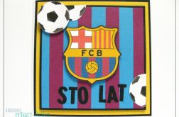 Kartka dla fana FC BARCELONA