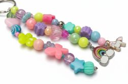 Pastelowy breloczek z jednorożcem