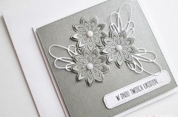 Kartka NA URODZINY grafitowa