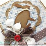 Kartka wielkanocna z zającem 1 - kartki wielkanocne