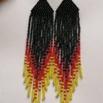 Kolczyki - ogień  - Idealne do sukienki