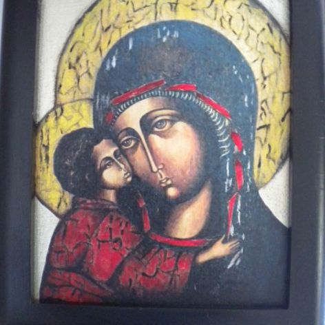 Maryja z dzieciątkiem - obrazek religijny
