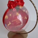 Bombka ze zdjęciem 10cm na stojaku - Tył