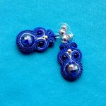 Kolczyki sutasz Chabrowe - 