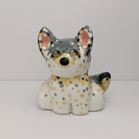 Figurka Szary Wilk Pies Miniaturka 