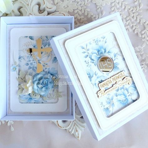 Komunijna kartka w pudełku 625