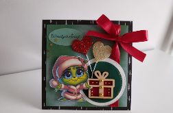 Kartka świąteczna Boże Narodzenie Grinch