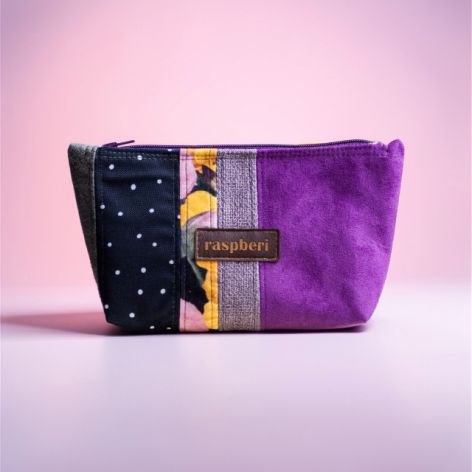 Kolorowa patchworkowa kosmetyczka MIDI I