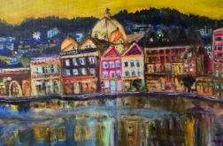 Lesbos Grecja, 40x50x2, płótno
